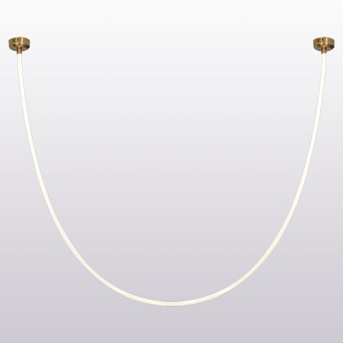 Линейно-подвесной светильник Lussole Bend LSP-7013 30W бронзовый
