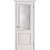 Межкомнатная дверь Porte Vista Классика Шервуд белая патина со стеклом классик