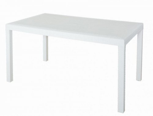 Стол прямоугольный на 6 персон Bica Houston белый 9094