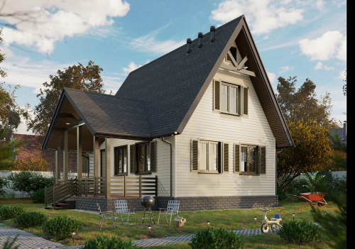 Гибкая черепица Docke Лабиринт серый