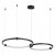 Светильник подвесной Lumion Diego 6533/80L 80W чёрный
