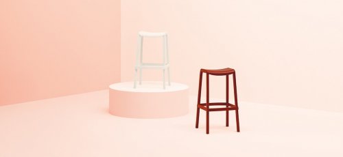 Табурет пластиковый барный Dome светло-зеленый