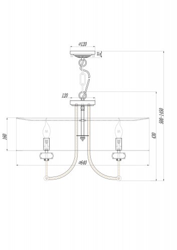 Подвесной светильник Maytoni Roma ARM006PL-08G