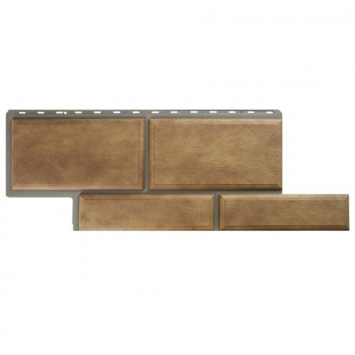 Фасадная панель Альта-Профиль Камень Флорентийский Бежевый 1255х447 мм