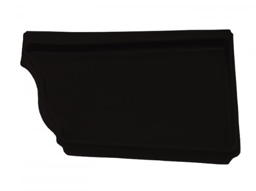 Заглушка правая Vortex Matt 127мм RAL 9005 черный