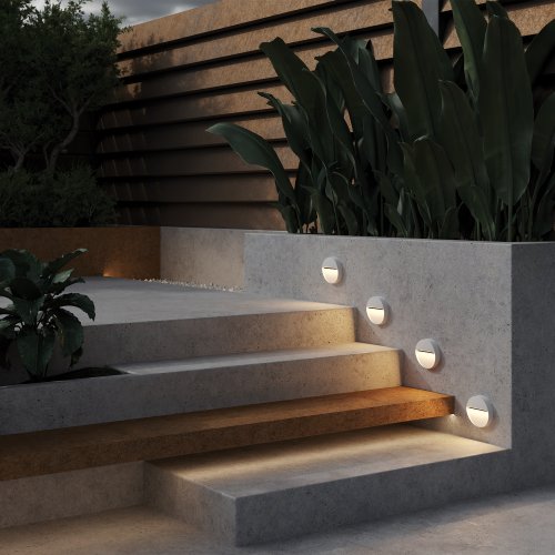 Подсветка для лестниц Outdoor O046SL-L3W3K Mane белый 3W LED 3000K 88°