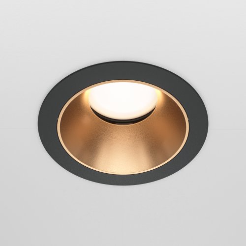 Встраиваемый светильник Technical Share DL051-U-1BMG 10W черный/матовое золото