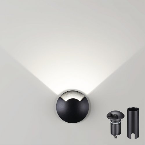 Встраиваемый грунтовый светильник Odeon Light Wald 6662/1GL LED 3W