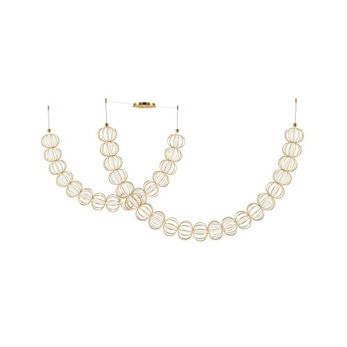 Подвесной светильник Maytoni Golden Cage MOD216PL-L55G3K 107W золото