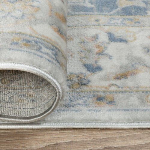 Турецкий ковер Trendy 5461B Cream/Blue 1,5x0,8 м прямоугольный