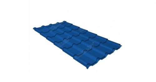 Металлочерепица Grandline Камея 0.45 PE RAL 5005 сигнальный синий