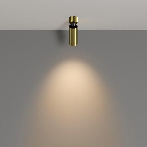 Потолочный светильник Technical FOCUS LED C055CL-L12W3K-W-BS 12W латунь