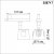 Трековый светодиодный светильник 3х-фазный Novotech Port 358717 10W корпус черный/рефлектор хром