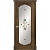 Межкомнатная дверь La Porte серия Classic модель 300.4F дуб миндаль с витражом Александрия