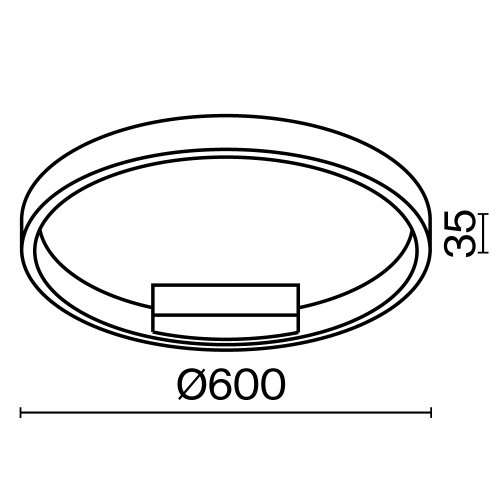 Потолочный светильник Maytoni Rim MOD058CL-L35BSK 35W латунь