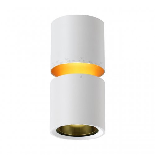 Светильник накладной светодиодный LED 3000K Novotech 359337 белый 10W + 3W