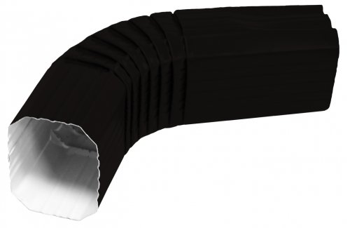 Колено прямоугольное Vortex Matt RAL 9005 черный