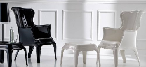 Стол-пуф пластиковый Pasha черный