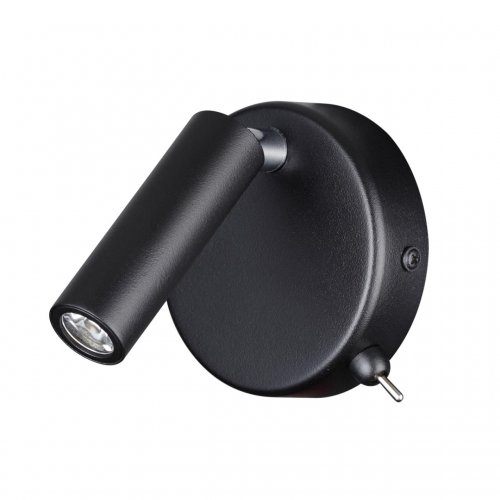 Бра с выключателем Lumion Chase 5220/3WL 3W черный