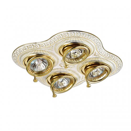 Светильник встраиваемый поворотный Novotech Vintage 370179 GX5.3 200 Вт