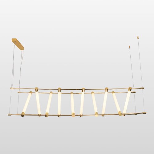 Линейно-подвесной светильник Lussole Cayuga LSP-7178 4W блестящее золото