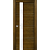 Межкомнатная дверь La Porte серия Modern модель 100.2.2S дуб коньяк со стеклом
