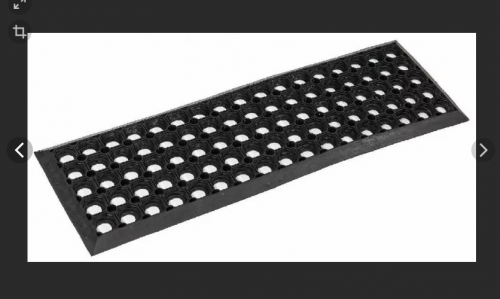 Резиновые накладки для ступеней Решетка 25x75 см