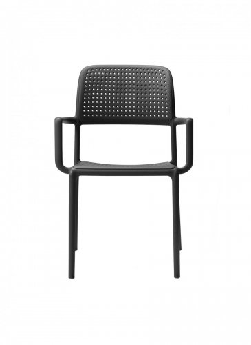 Кресло пластиковое Bora антрацит