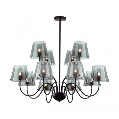 Люстра потолочная Lumion Smoky цвет черный, дымчатый арт. 6570/12C  12*20W G9