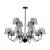 Люстра потолочная Lumion Smoky цвет черный, дымчатый арт. 6570/12C 12*20W G9 Люстра потолочная Lumion Smoky цвет черный, дымчатый арт. 6570/12C 12*20W G9
