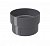 Муфта трубы соединительная ПВХ Grand Line графит RAL 7024