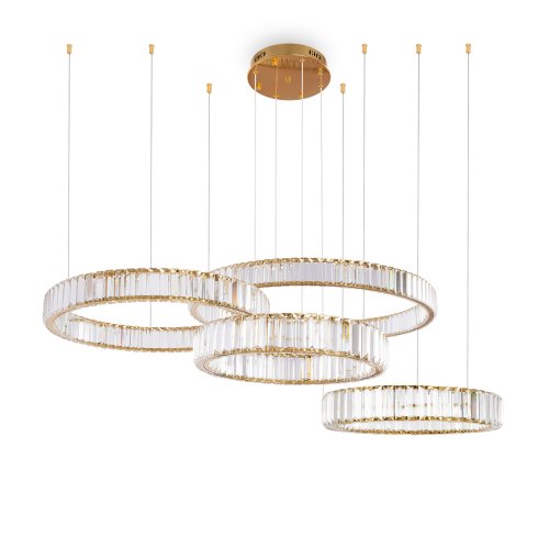 База потолочная Freya Tier FR5257A-L4G латунь 4W LED