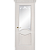 Межкомнатная дверь La Porte серия Classic модель 300.7 ясень бланко со стеклом Аврора
