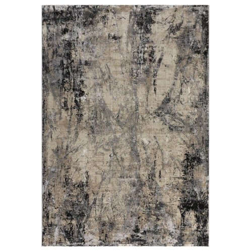 Турецкий ковер Aster A2092A Ivory/Antrasit 1,5x0,8 м прямоугольный