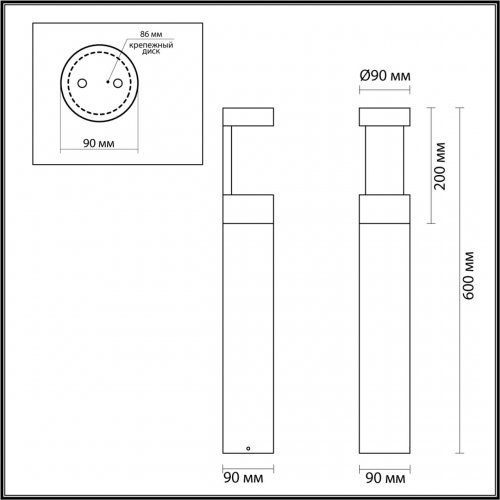 Ландшафтный светильник Odeon Light Tion 6657/10GL LED 10W