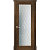 Межкомнатная дверь La Porte серия New Classic модель 200.6 дуб миндаль со стеклом Лилия