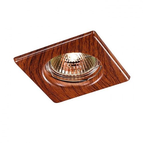 Встраиваемый неповоротный светильник Novotech Wood 369717 GX5.3/GU5.3 50 Вт