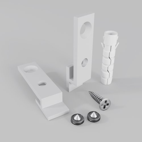 Комплект креплений для радиусного профиля со свеченим вверх/вниз 2шт. Led Strip