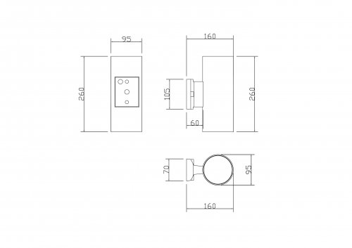 Настенный светильник (бра) Outdoor Rando O419WL-02W