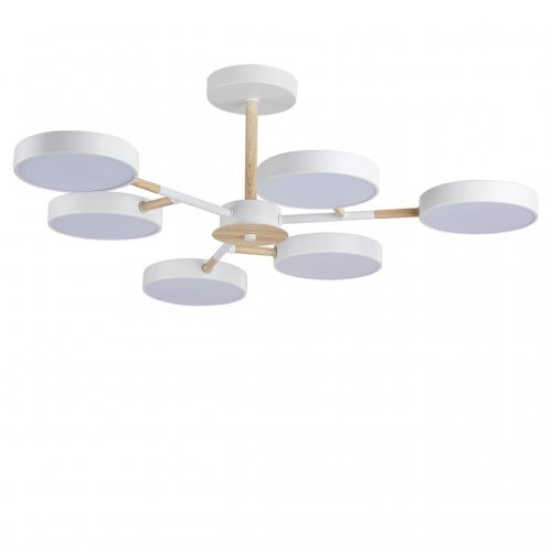 Люстра потолочная Lumion Brad 5652/99CL 108W белый, дерево