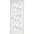 Межкомнатная дверь La Porte серия Classic модель 300.9 ясень бланко со стеклом Ромб