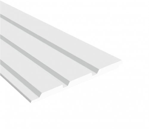 Стеновая панель дюрополимерная под покраску Hiwood LV124 NP 2700x120x12