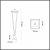 Уличный светильник Odeon Light Nature LED 12W 3000K черный, арт. 6655/12GL3, высота 80см