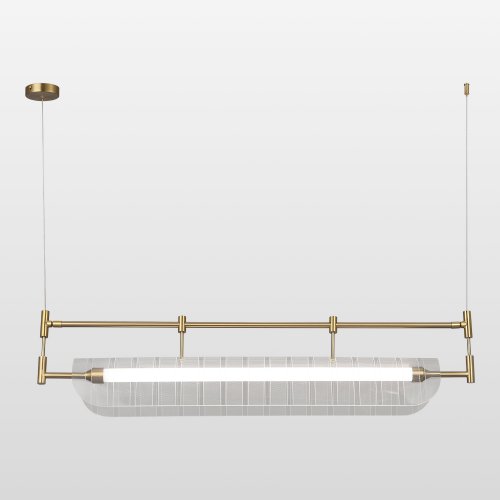 Линейно-подвесной светильник Lussole Bradford LSP-7153 15W матовое золото