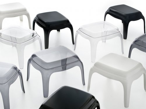 Стол-пуф пластиковый Pasha черный