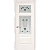 Межкомнатная дверь La Porte серия Classic модель 300.6 ясень карамель с витражом Корсо