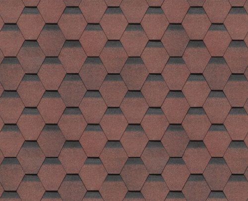 Гибкая черепица Docke Шеффилд Клубника