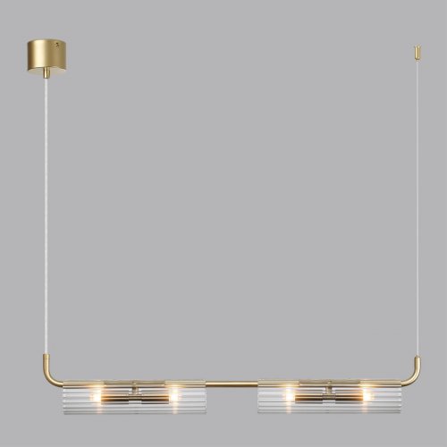 Подвес Lumion Toronto цвет золотой, прозрачный арт. 6560/4  4*20W G9