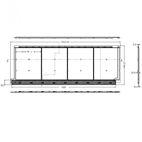Фасадная панель Альта-Профиль Фасадная плитка Яшма 1162х446 мм
