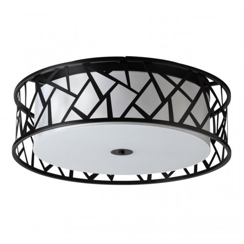 Потолочный светильник D600 Sonex Fabiana 7700/60L 60W белый/черный